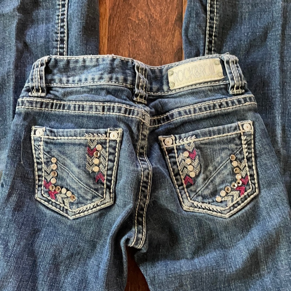 kids rock and roll bootcut jeans
